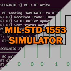 MIL-STD-1553 Bus Protocol Simulator
